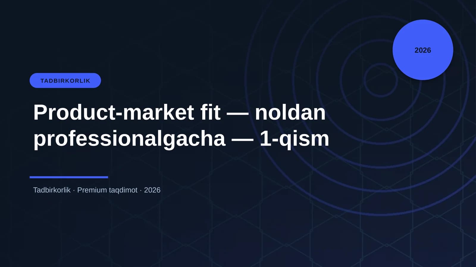 Product-market fit — noldan professionalgacha — 1-qism
