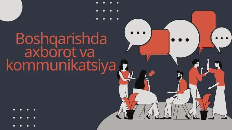 Axborot va kommunikatsiya