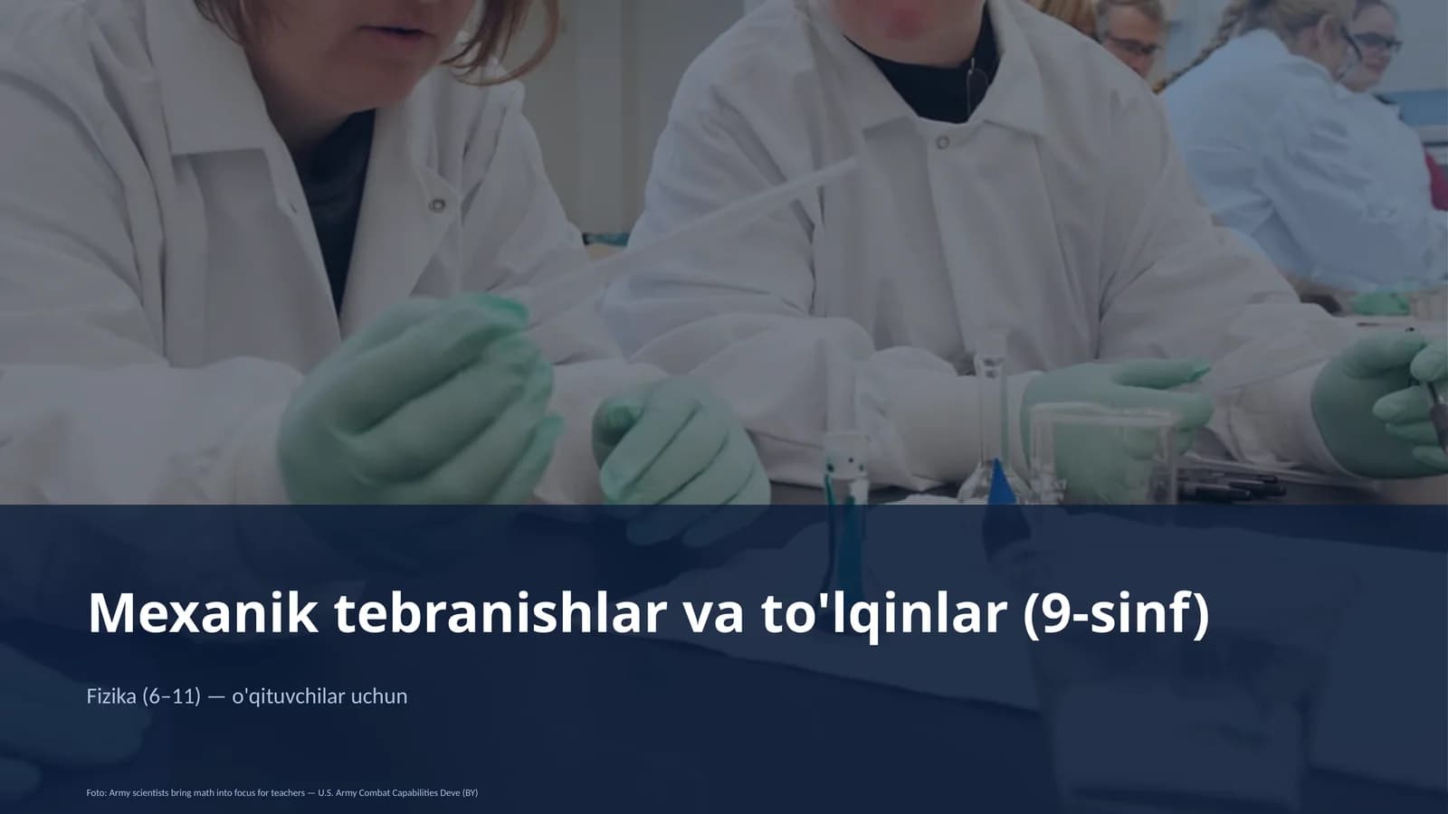 Mexanik tebranishlar va to'lqinlar (9-sinf)