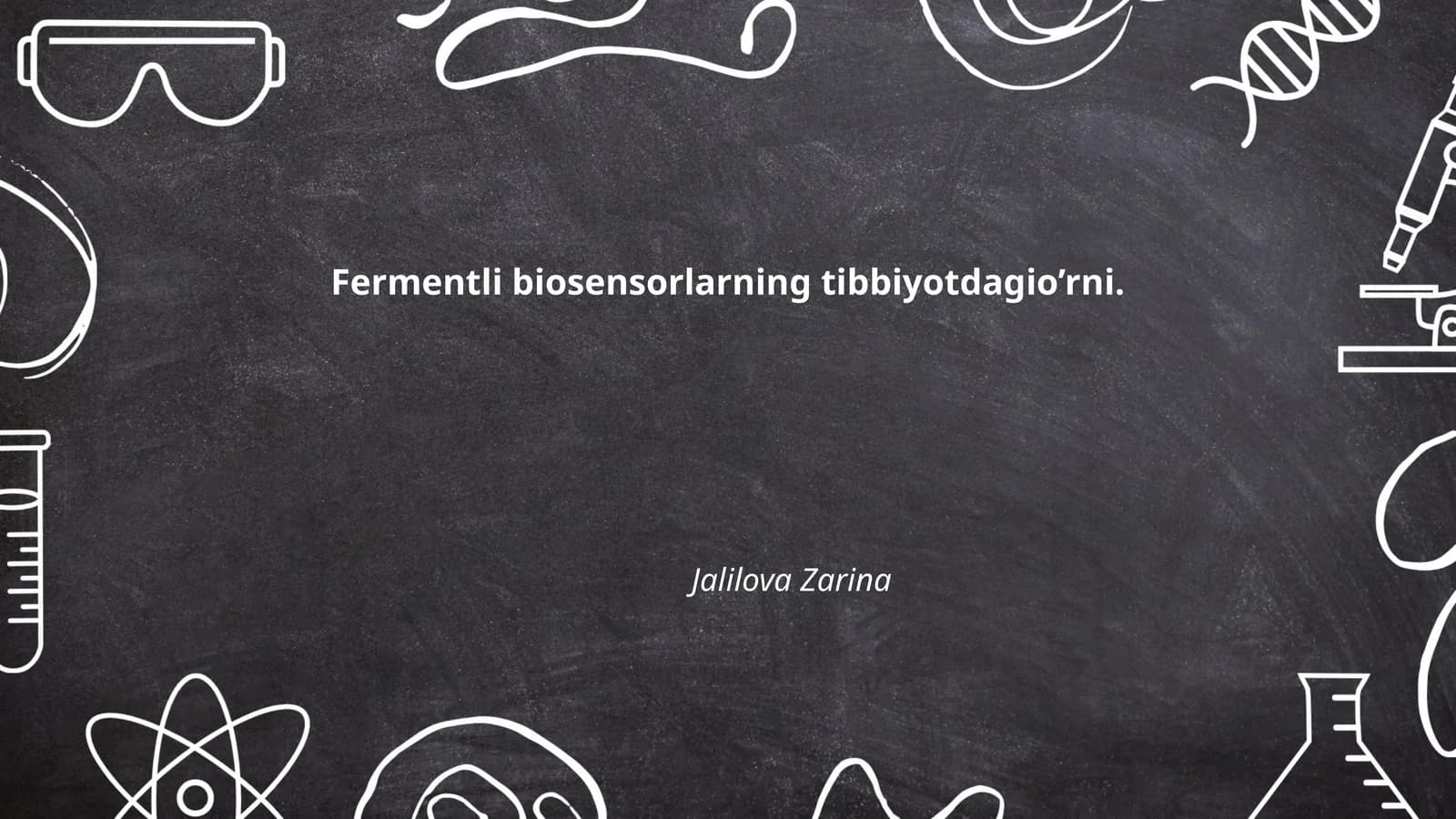Fermentli biosensorlarning tibbiyotdagio’rni