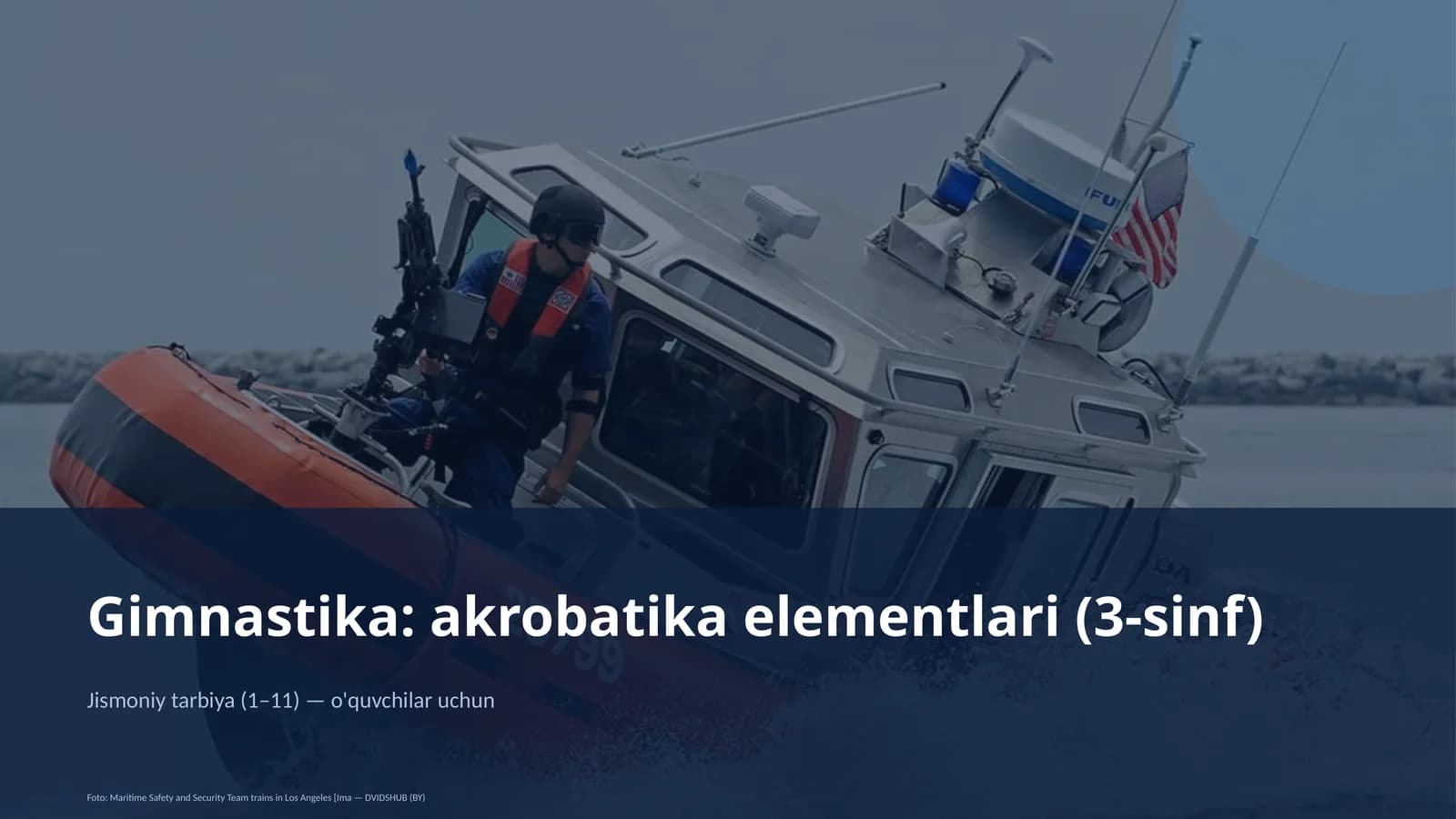 Gimnastika: akrobatika elementlari (3-sinf)