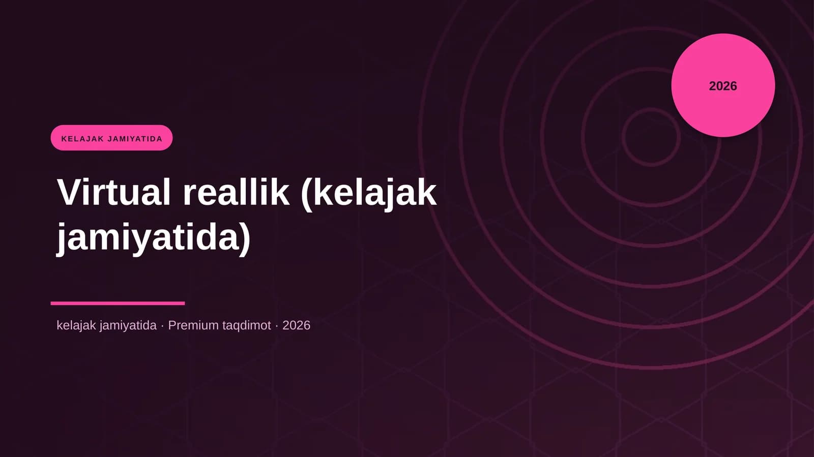 Virtual reallik (kelajak jamiyatida)