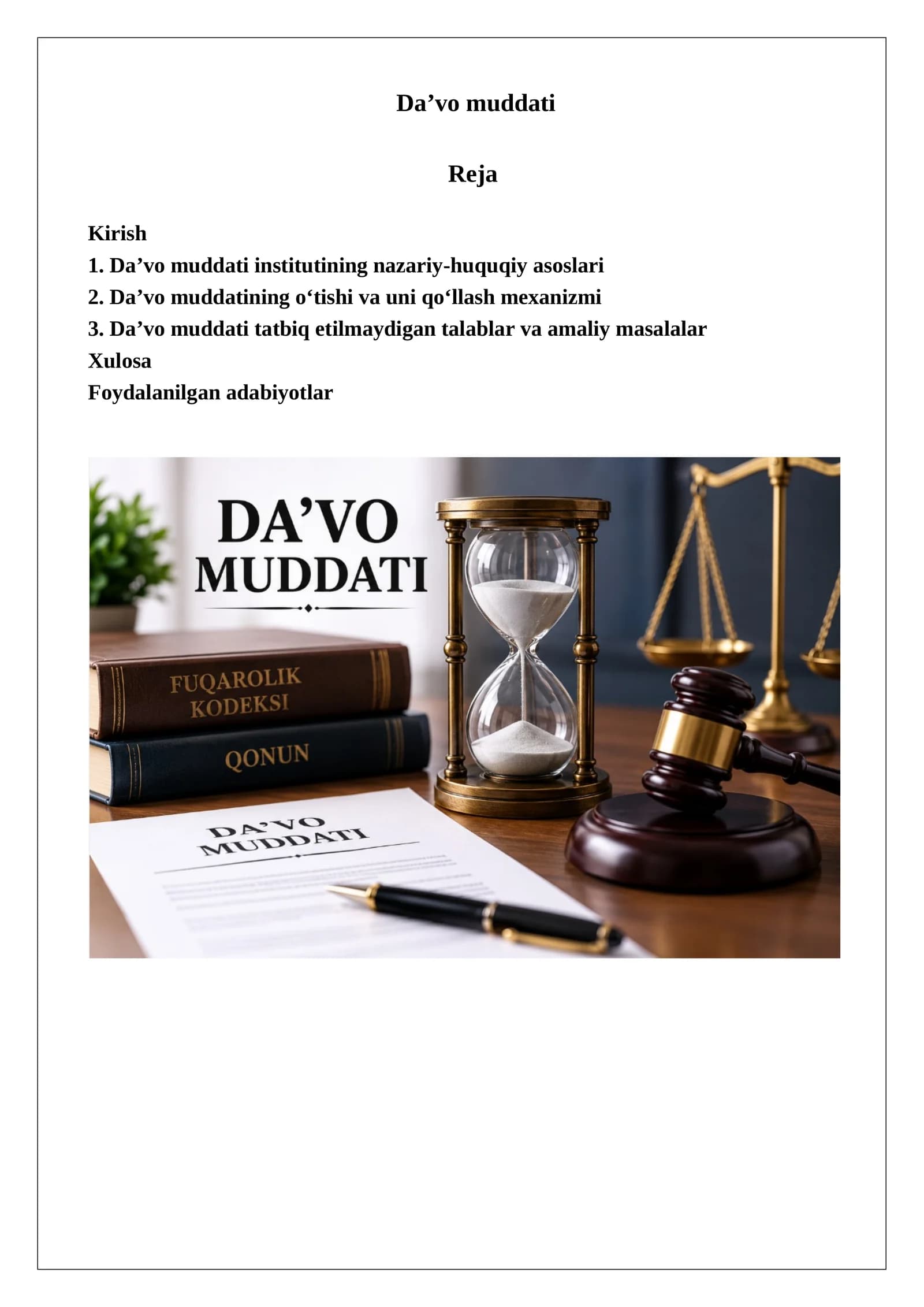 Da’vo muddati