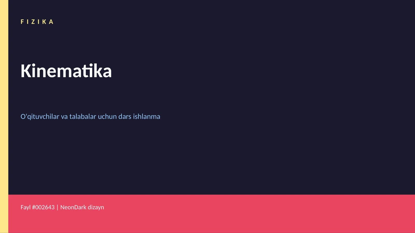 Kinematika