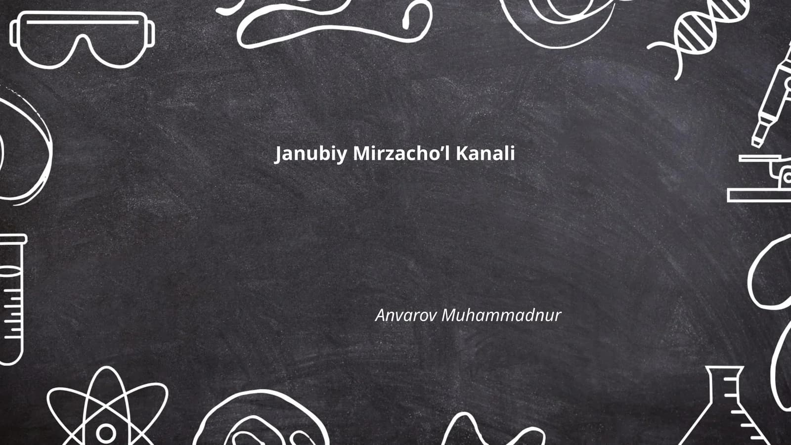 Janubiy Mirzacho'l Kanali
