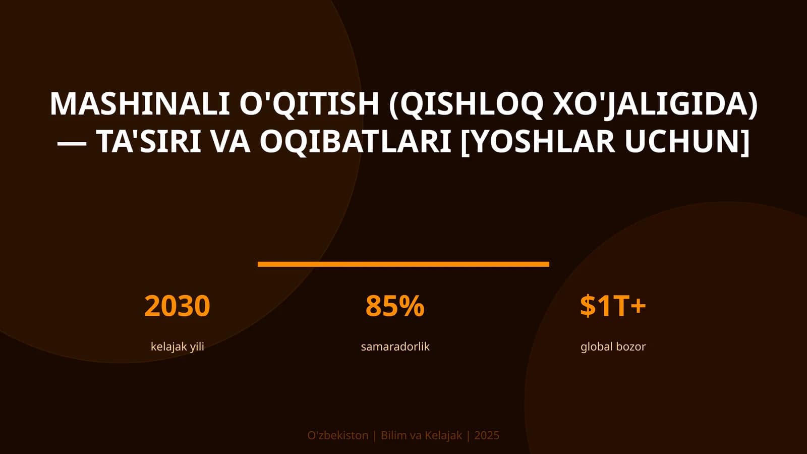 Mashinali o'qitish (qishloq xo'jaligida) — ta'siri va oqibatlari [yoshlar uchun]