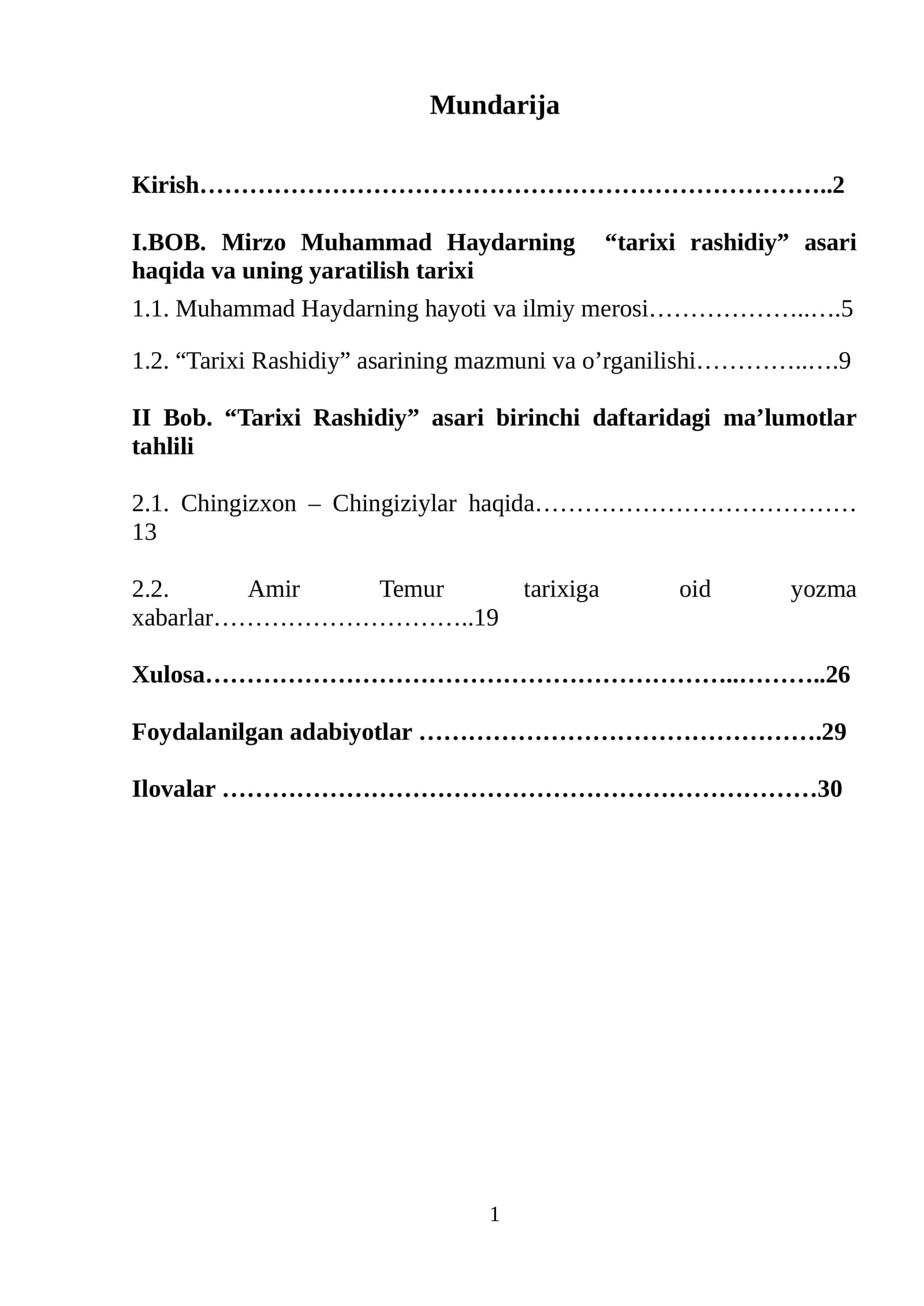 Mirzo Muhammad Haydarning  “tarixi rashidiy” asari haqida va uning yaratilish tarixi
