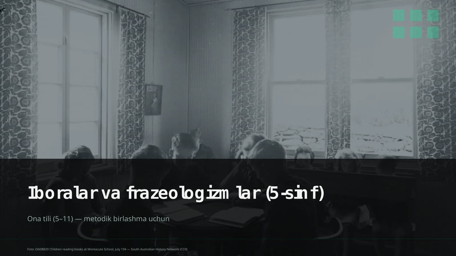 Iboralar va frazeologizmlar (5-sinf)
