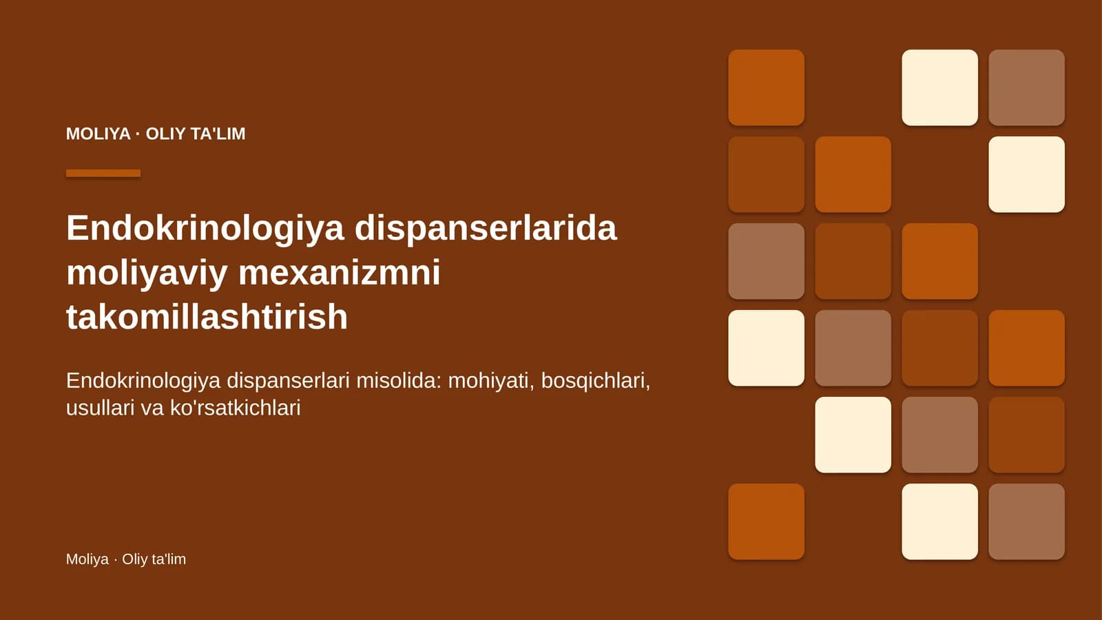 endokrinologiya dispanserlarida moliyaviy mexanizmni takomillashtirish 6856