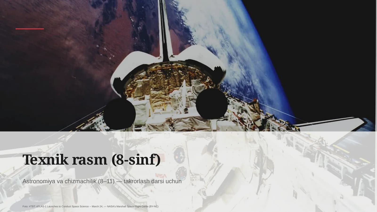 Astronomiya va chizmachilik (8–11)