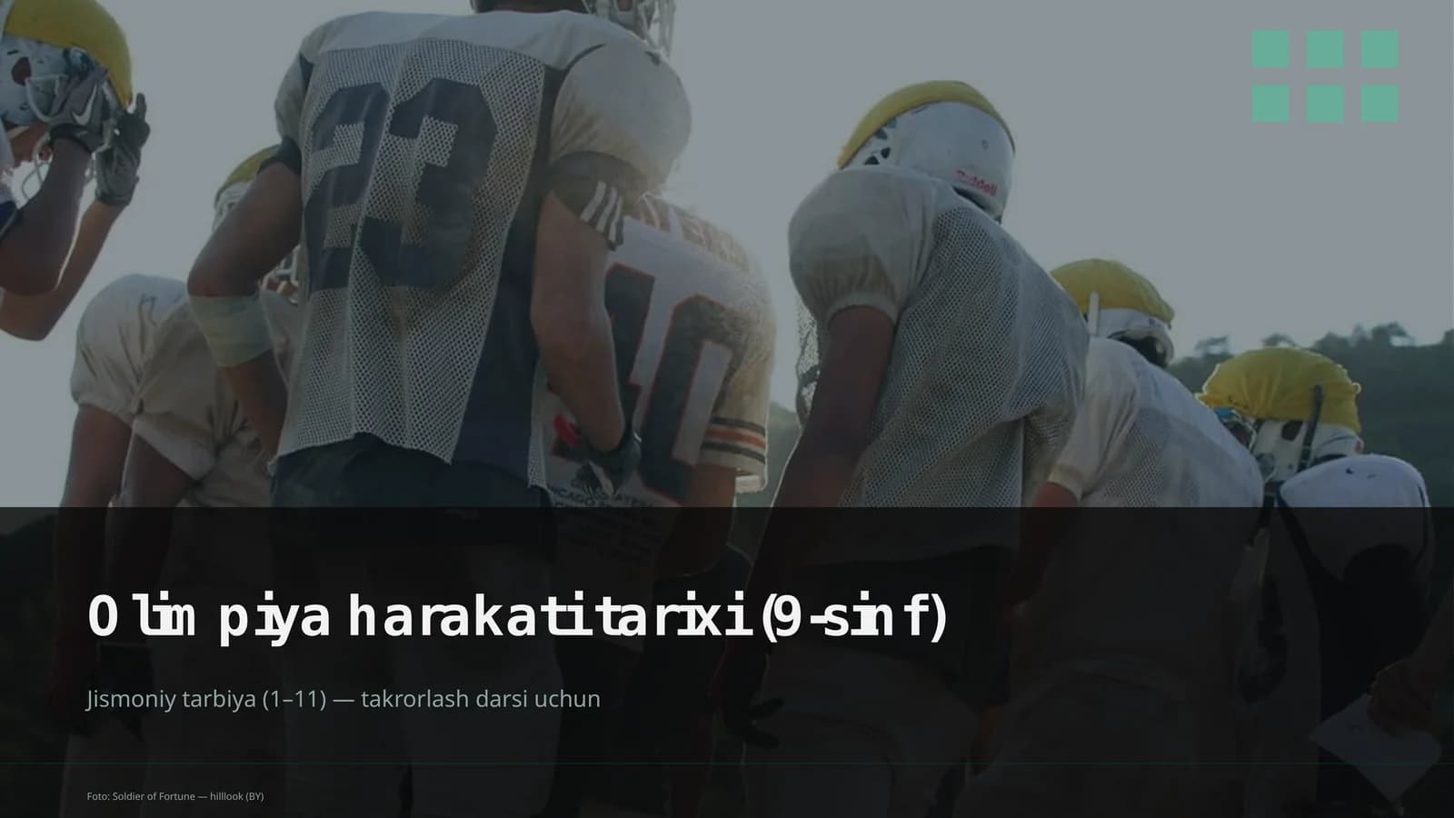 Olimpiya harakati tarixi (9-sinf)