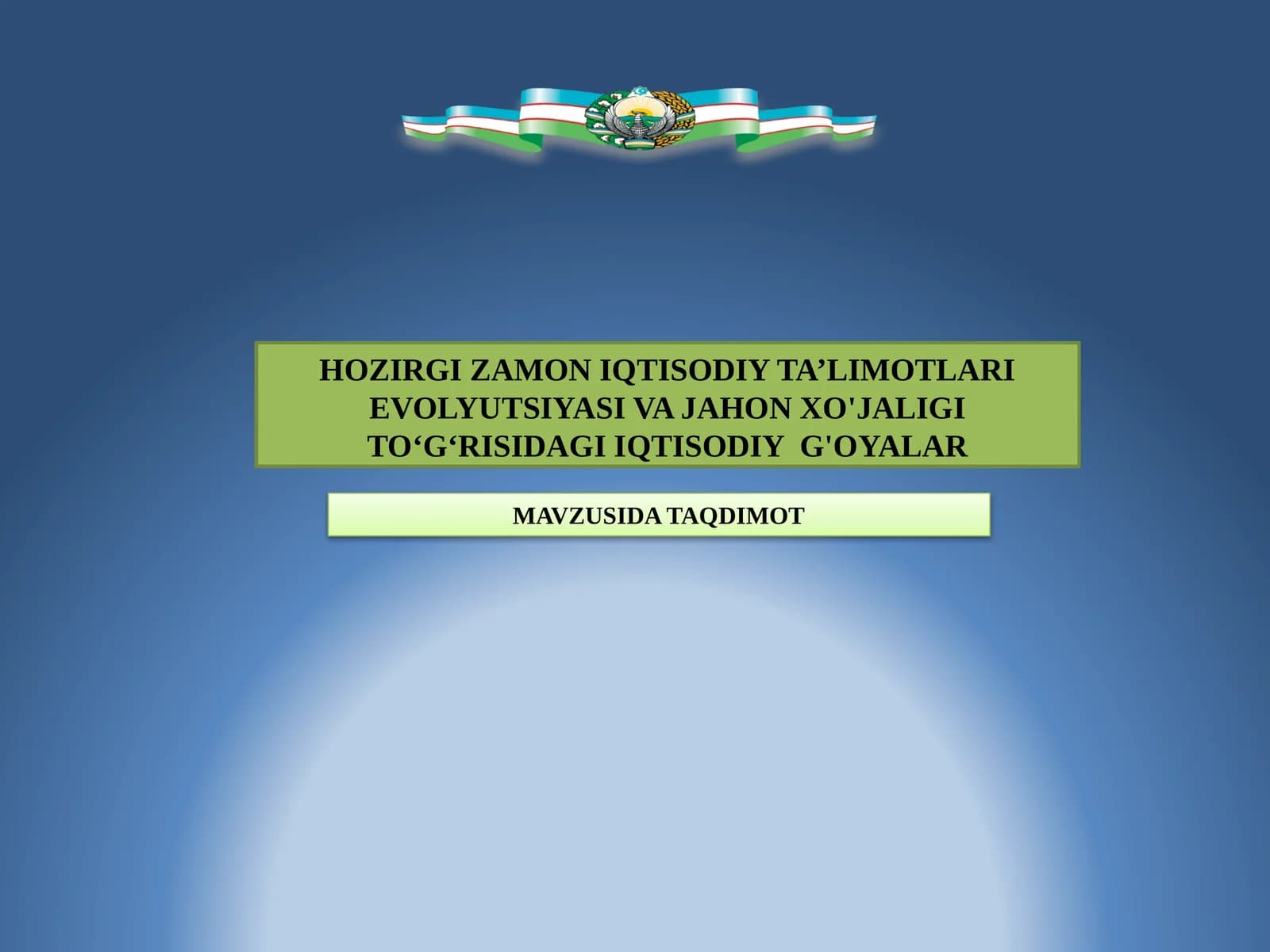 Neoklassik sintez konsepsiyasi