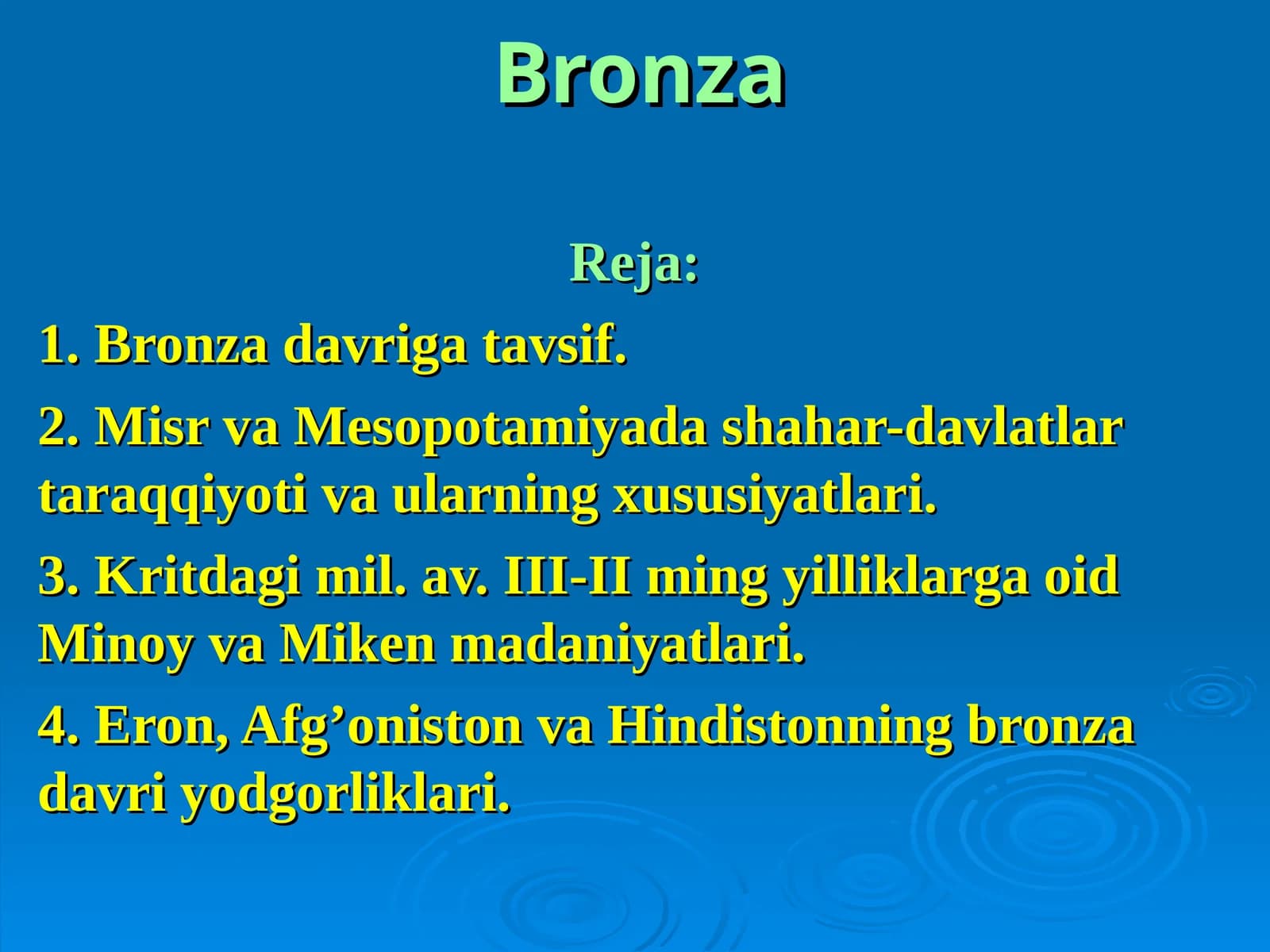Bronza