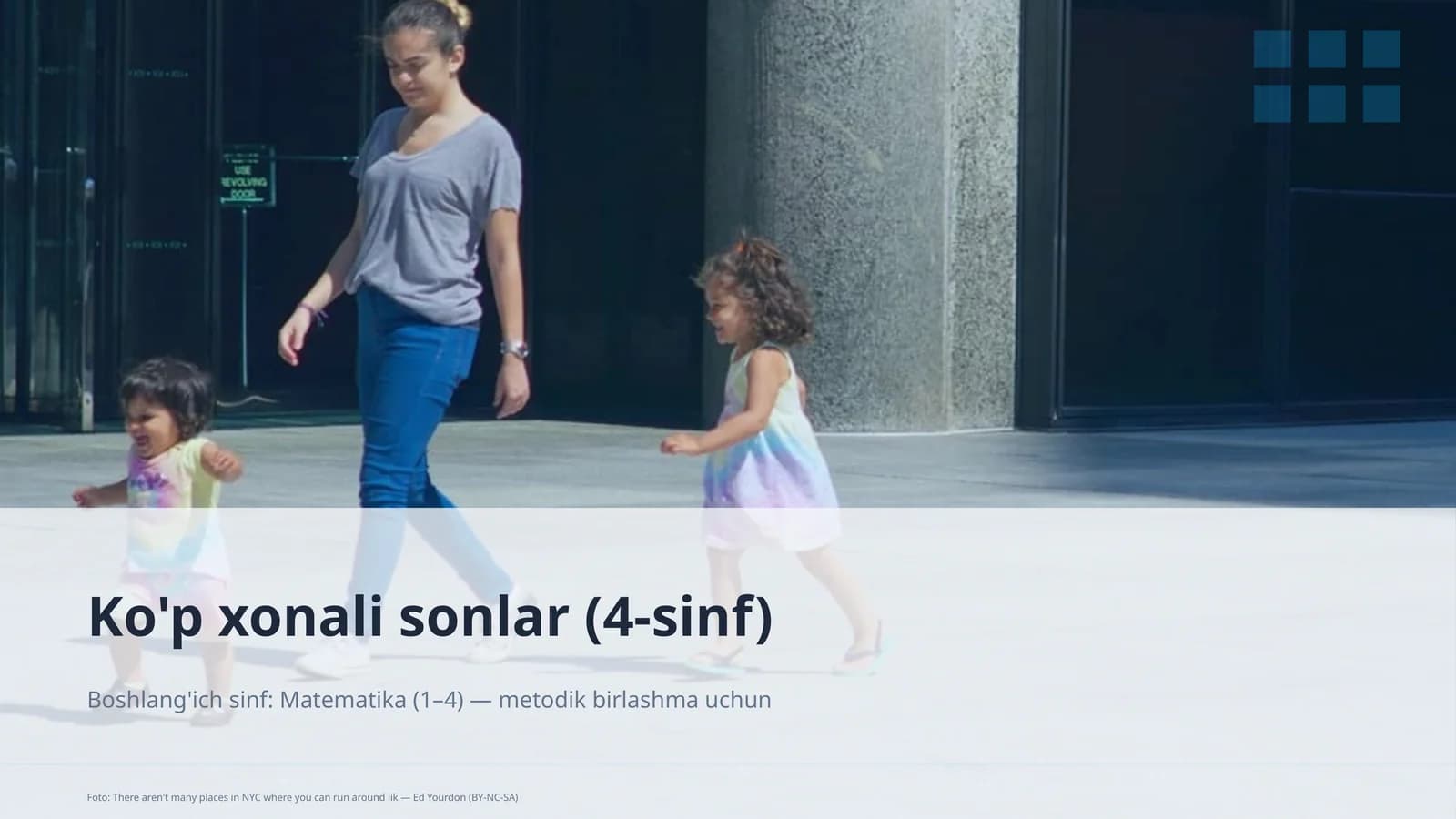 Ko'p xonali sonlar (4-sinf)