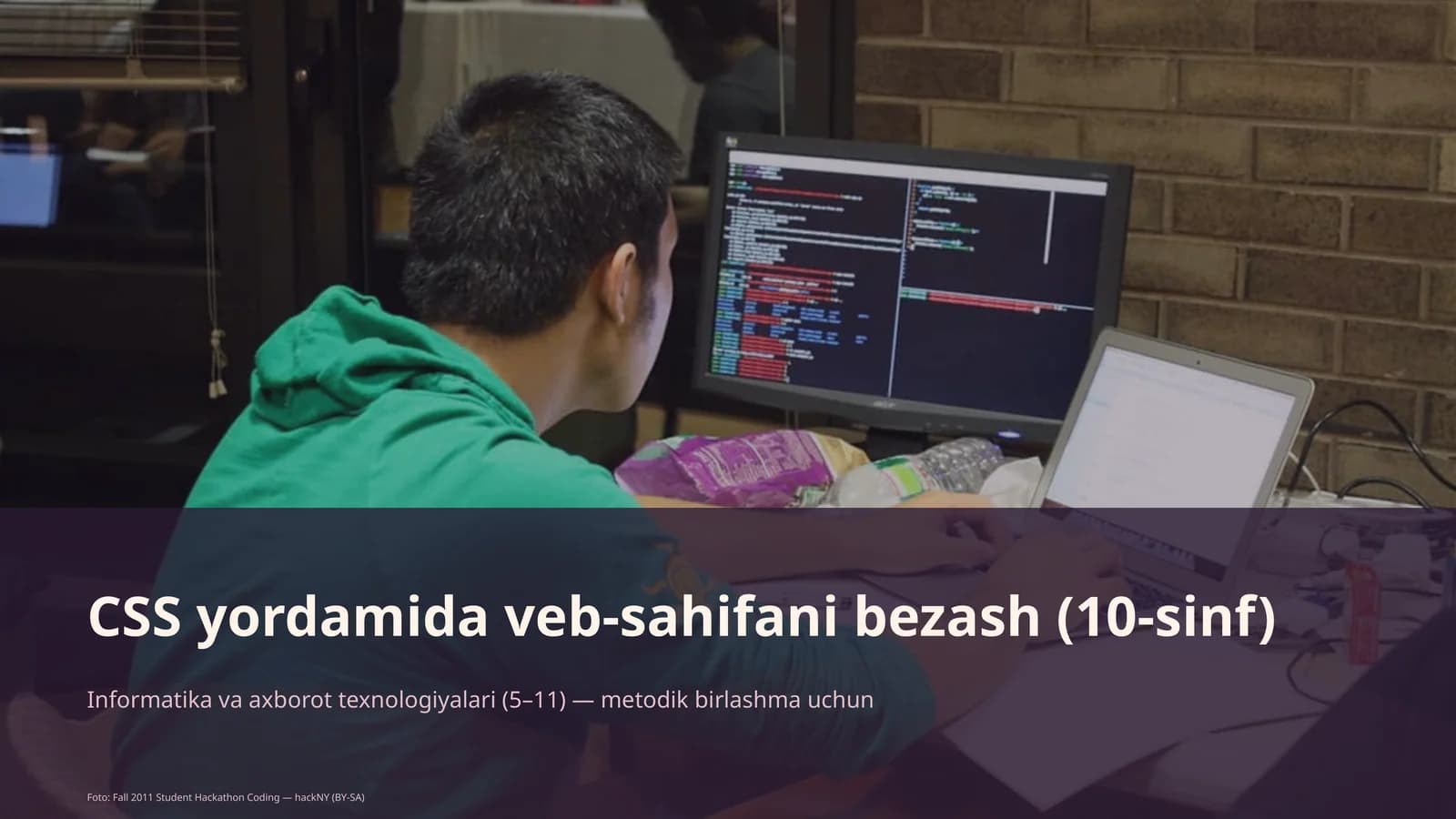 Informatika va axborot texnologiyalari (5–11) — metodik birlashma uchun