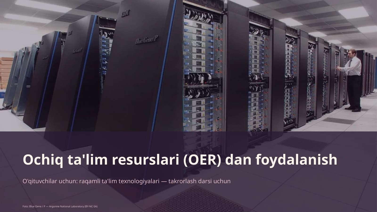 Ochiq ta'lim resurslari (OER) dan foydalanish