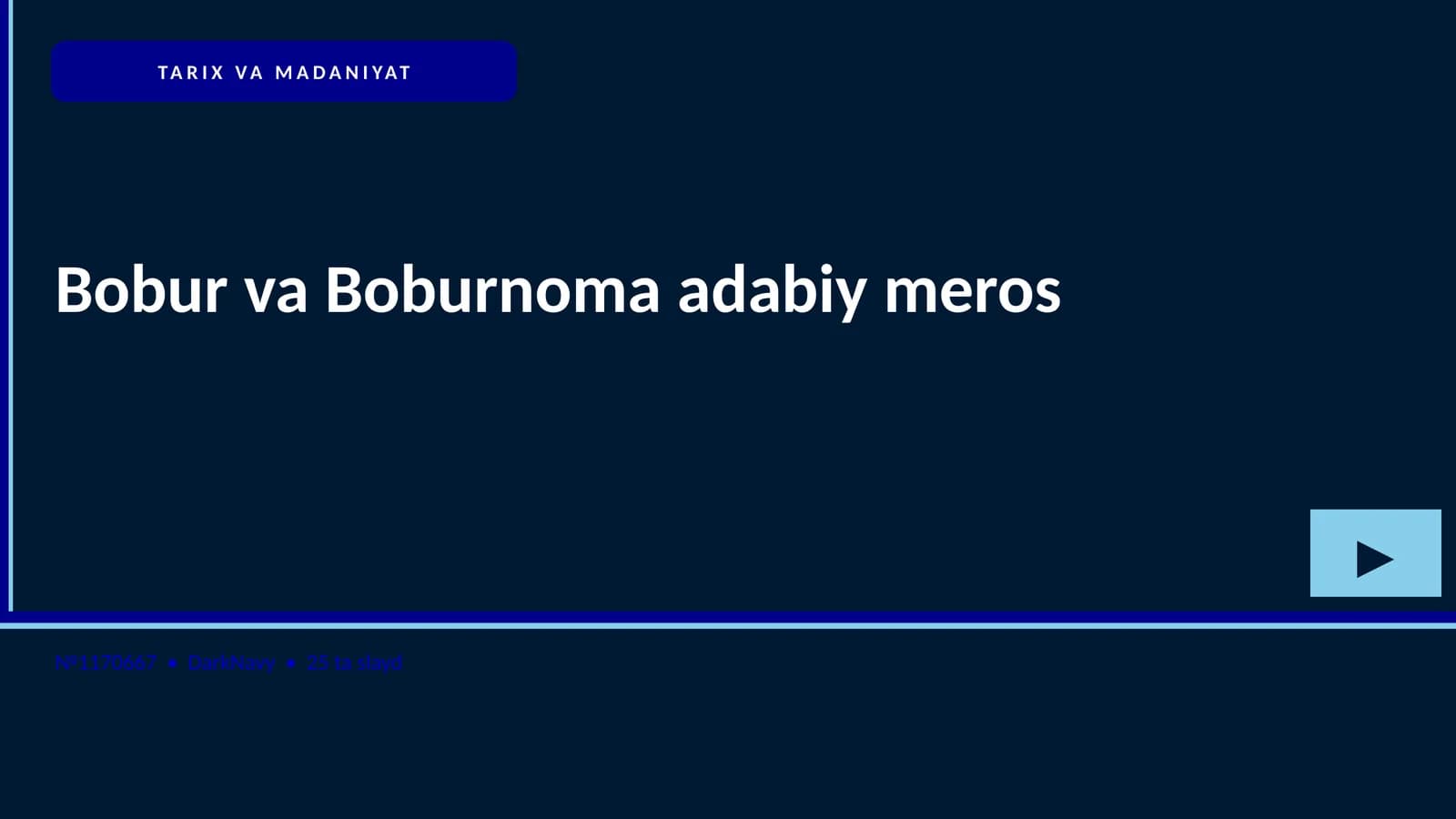 Bobur va Boburnoma adabiy meros