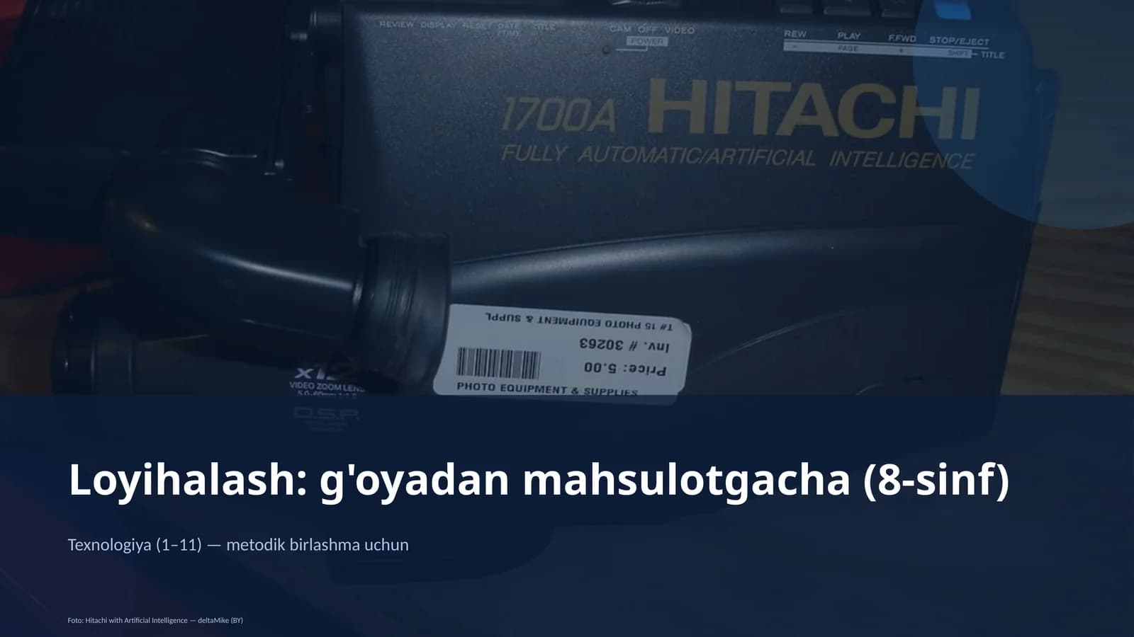 G'oyadan mahsulotgacha (8-sinf)