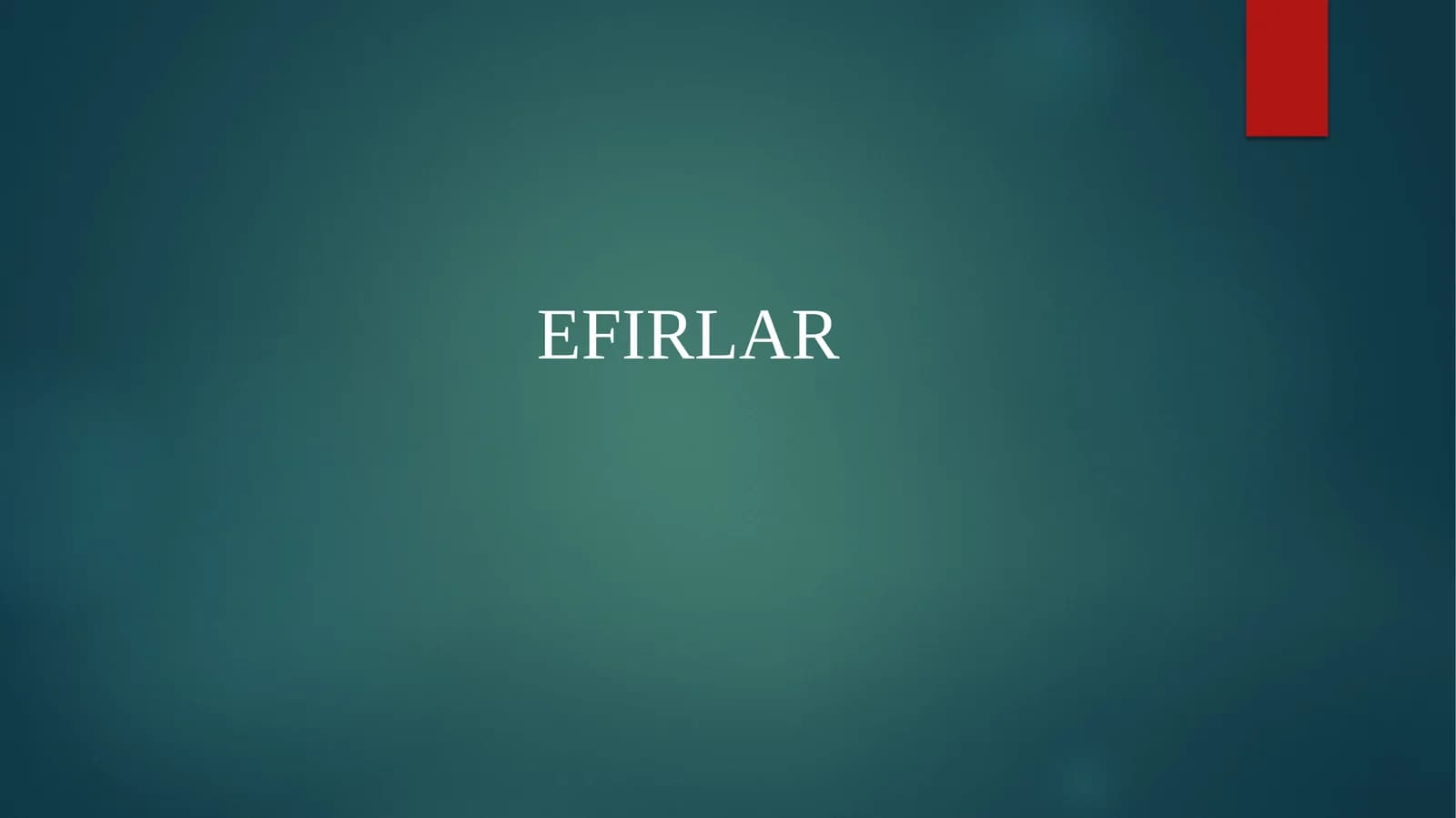 EFIRLAR