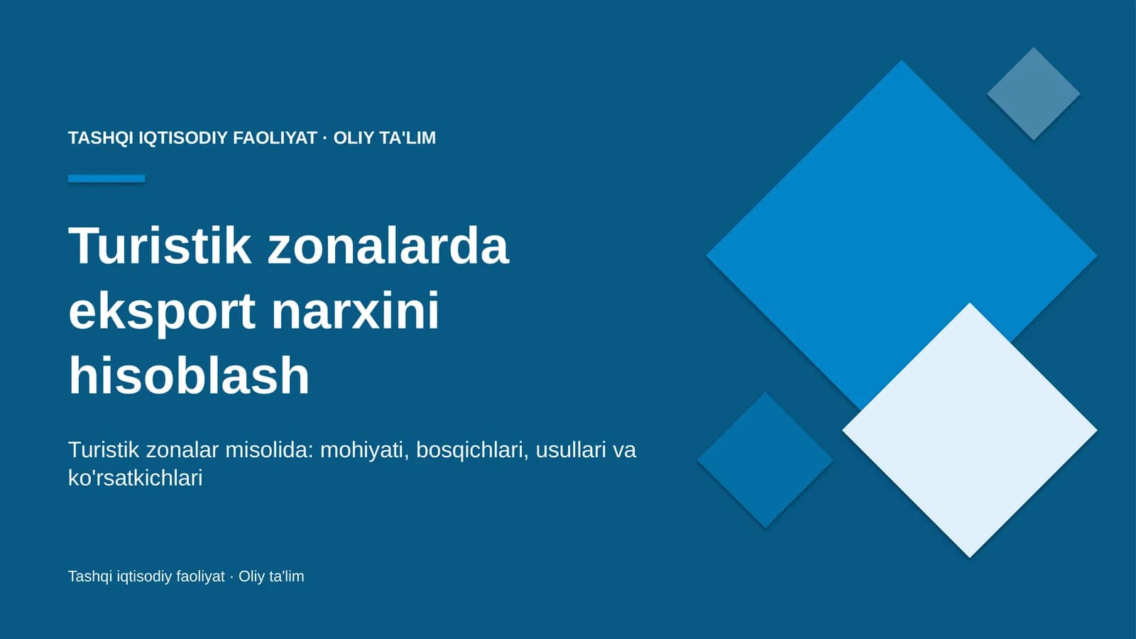 turistik zonalarda eksport narxini hisoblash 1639