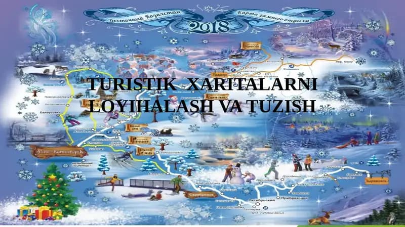 TURISTIK XARITALARNI LOYIHALASH VA TUZISH