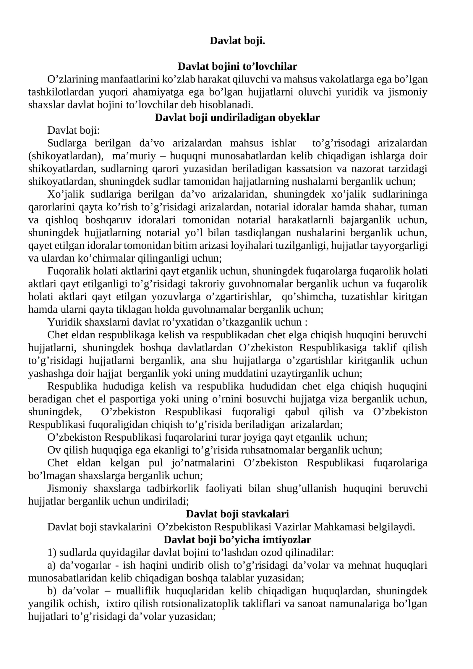 Davlat boji