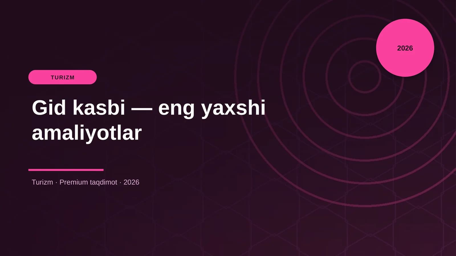 Gid kasbi — eng yaxshi amaliyotlar
