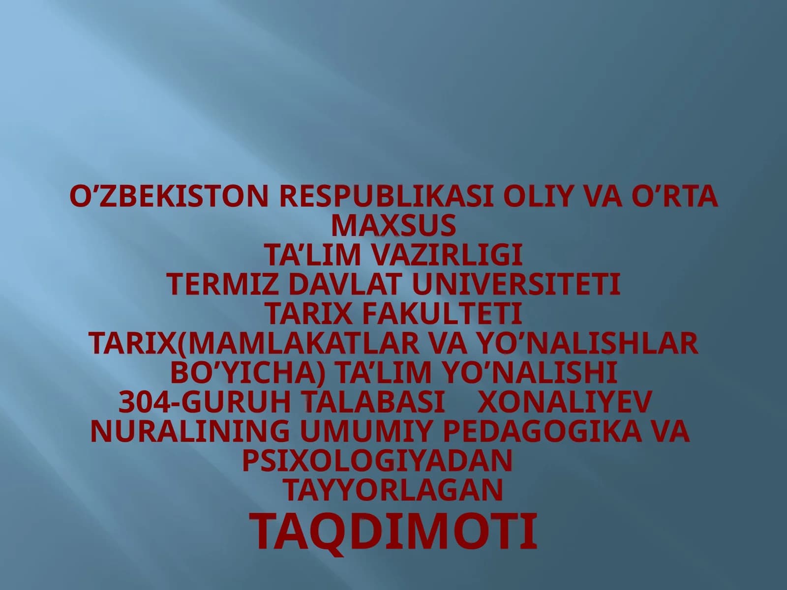 Yosh davrlari psixologiyasi faniga kirish, prinsiplari, vazifalari, tadqiqot usullari