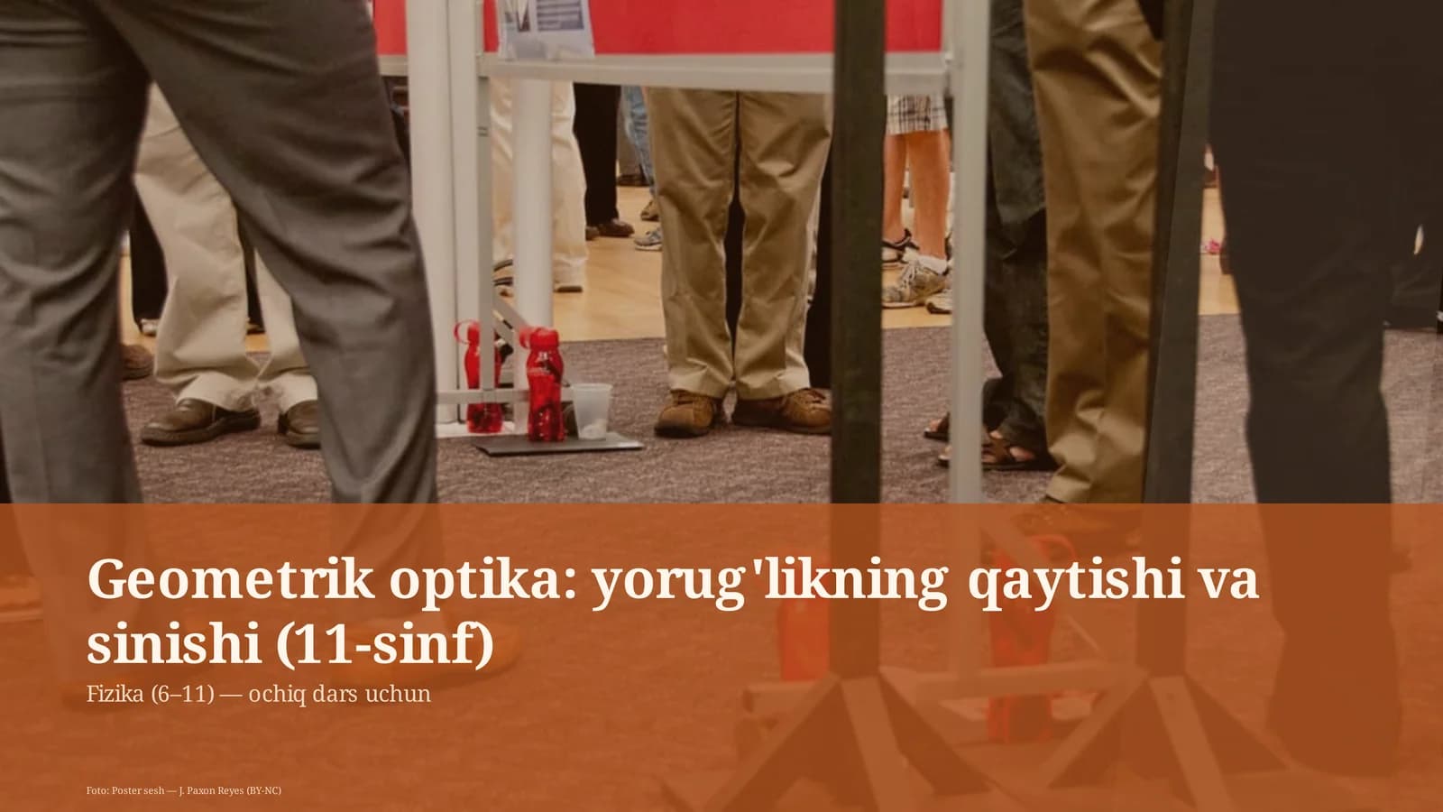 Geometrik optika: yorug'likning qaytishi va sinishi (11-sinf)