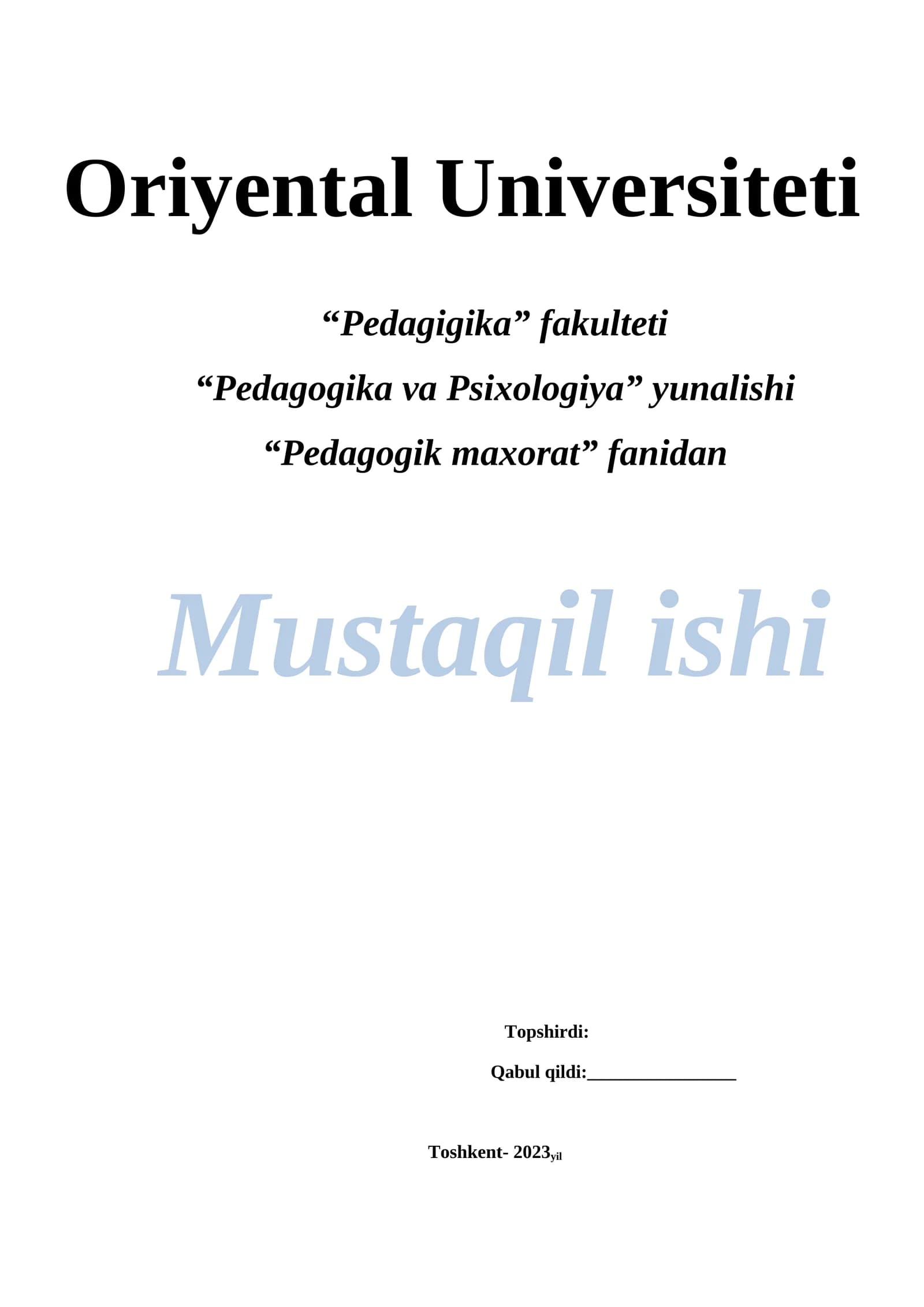 Kreativlik pedagogik ijodkorlikning asosi sifatida