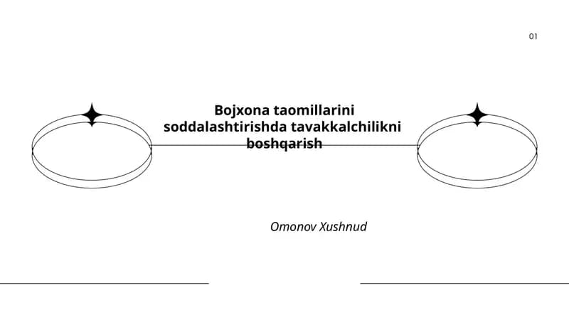 Bojxona taomillarini soddalashtirishda tavakkalchilikni boshqarish