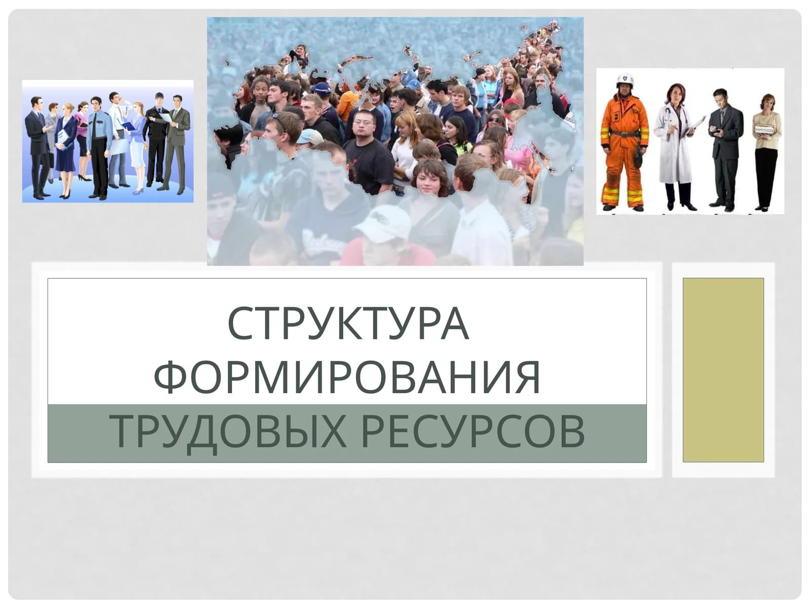 Формирования трудовых ресурсов