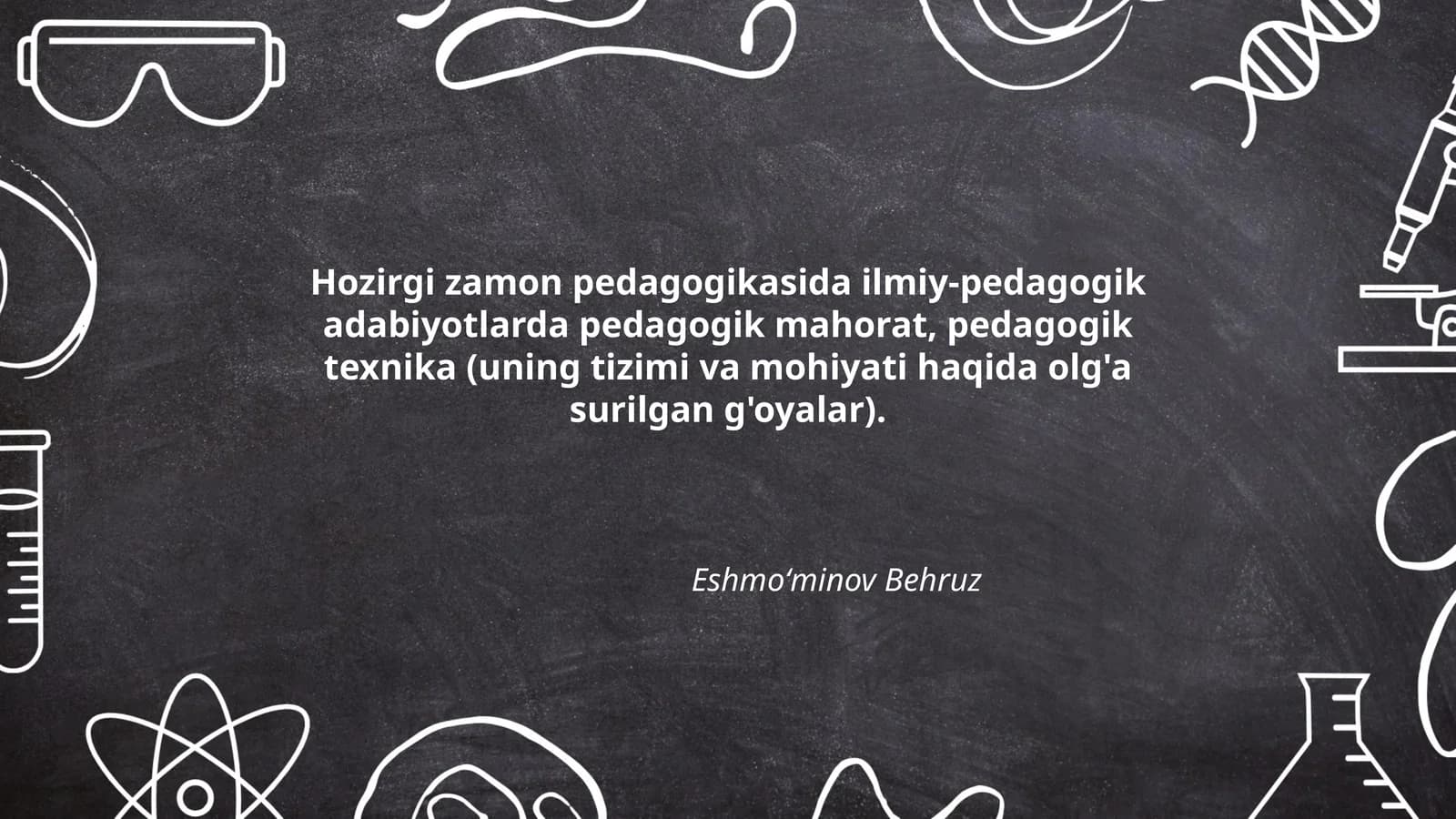 Hozirgi zamon pedagogikasida ilmiy-pedagogik adabiyotlarda pedagogik mahorat, pedagogik texnika (uning tizimi va mohiyati haqida olg'a surilgan g'oyalar)