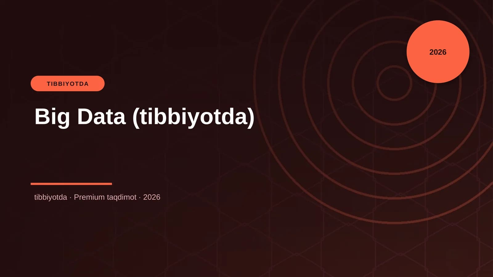 Big Data (tibbiyotda)