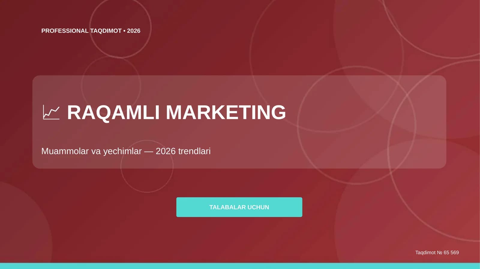 Raqamli marketing: muammolar va yechimlar (2026 trendlari)