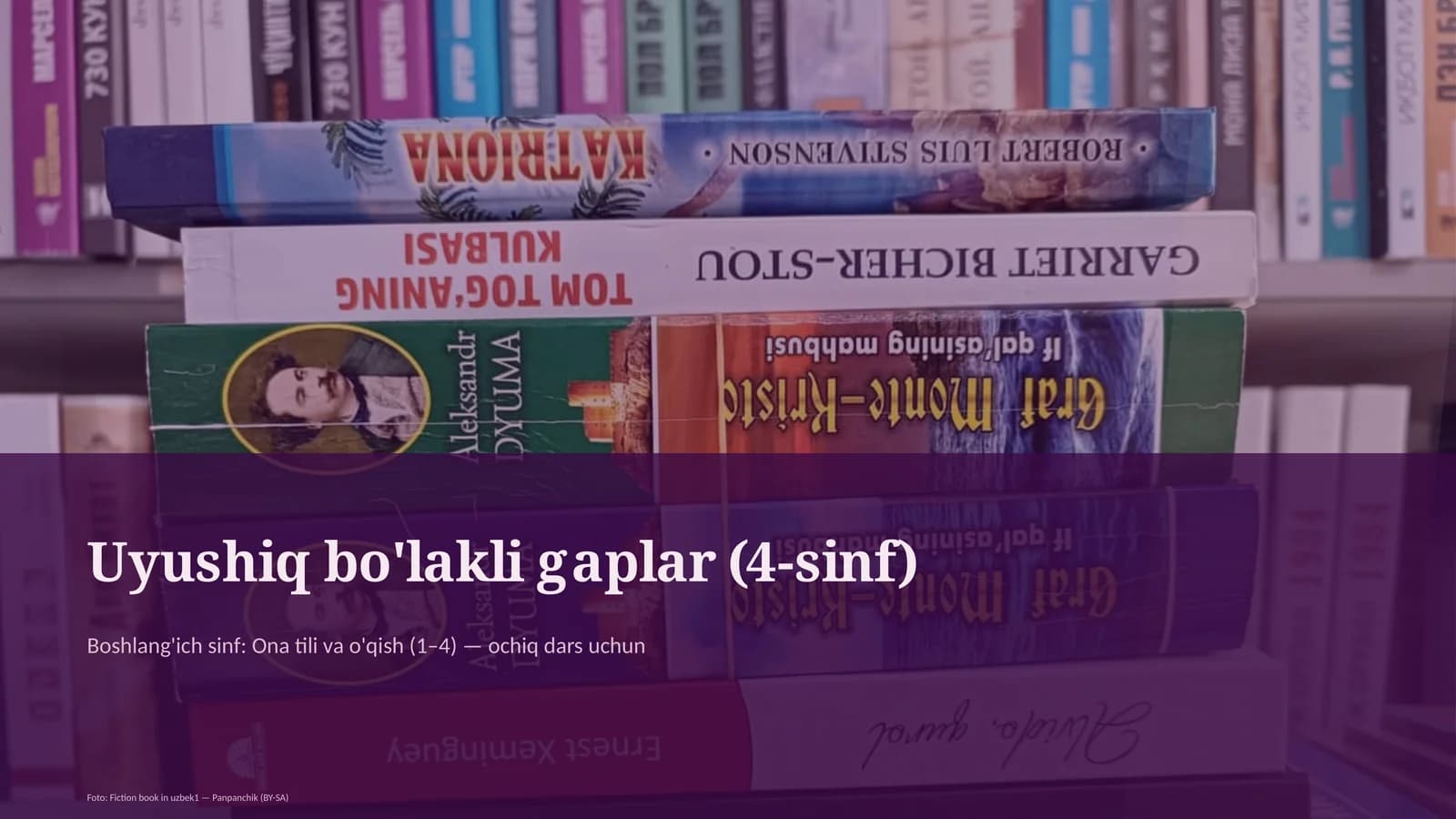 Uyushiq bo'lakli gaplar (4-sinf)