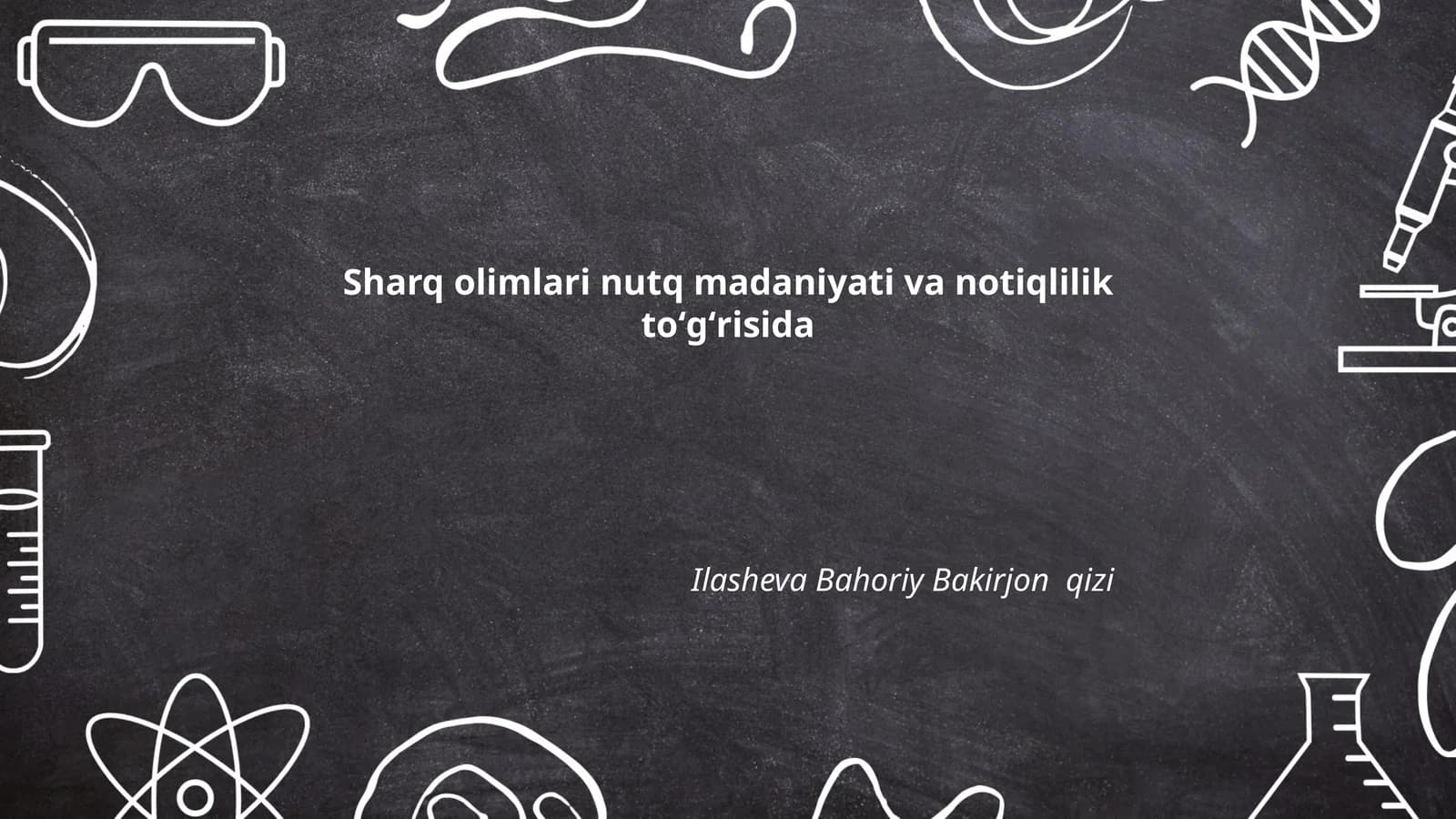 Sharq olimlari nutq madaniyati va notiqlilik toʻgʻrisida