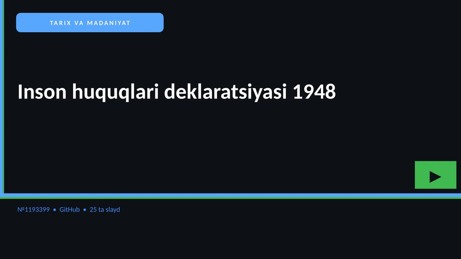Inson huquqlari deklaratsiyasi 1948