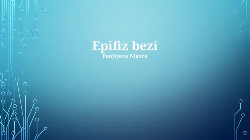Epifiz bezi