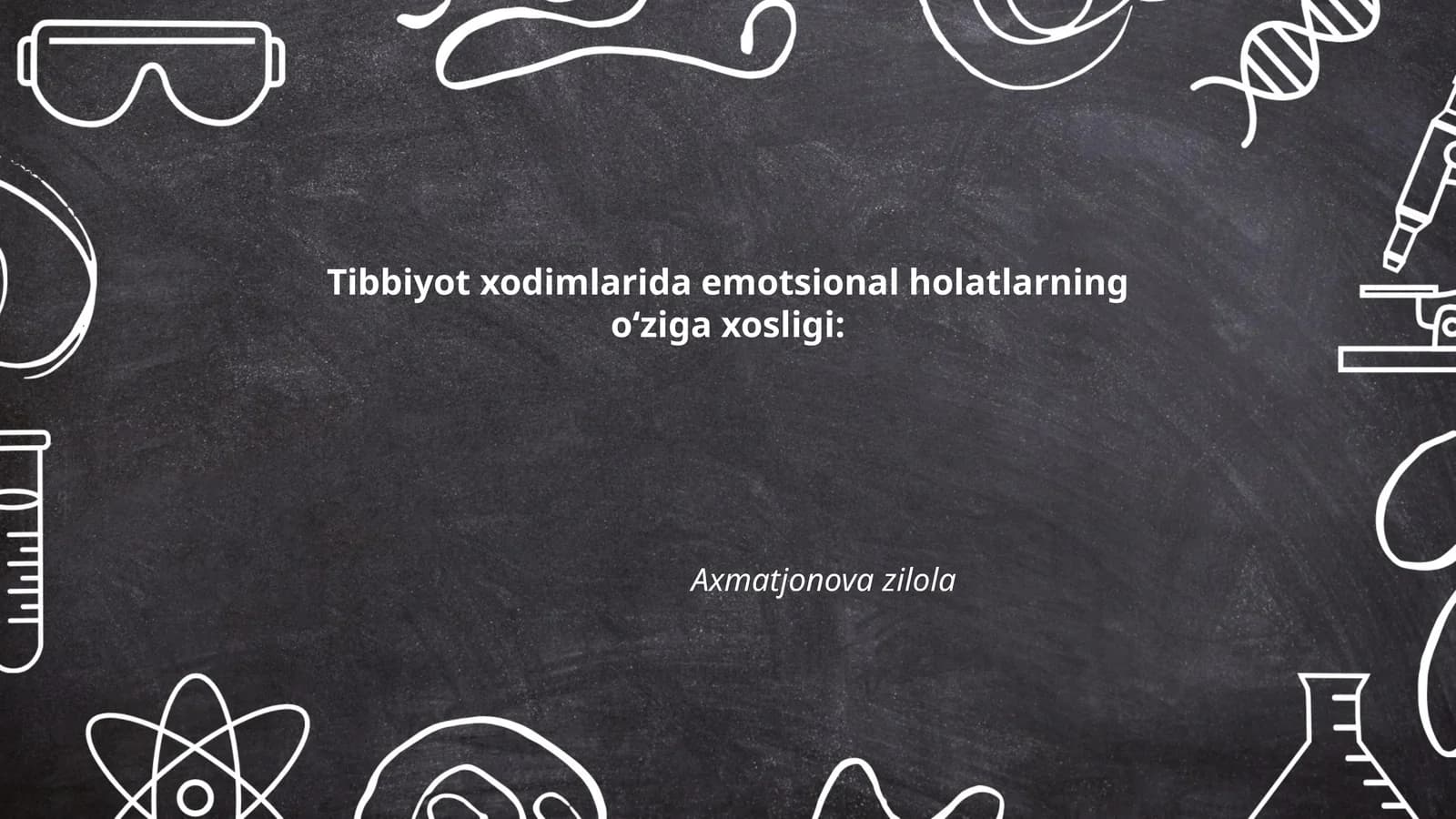 Tibbiyot xodimlarida emotsional holatlarning o‘ziga xosligi