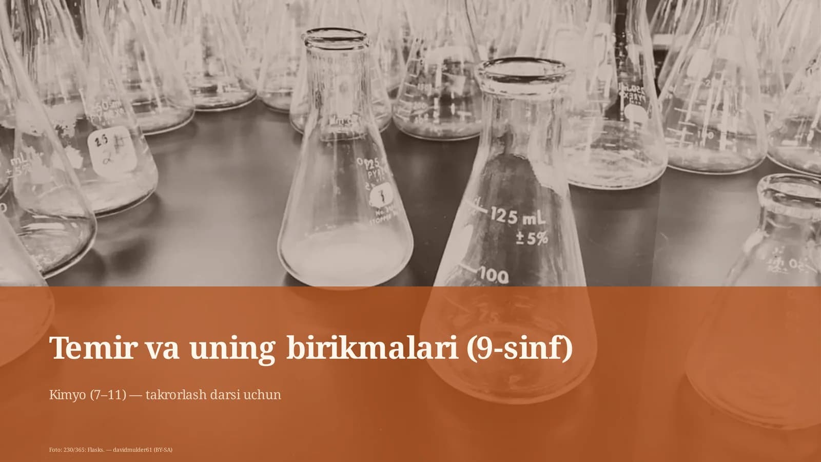 Temir va uning birikmalari (9-sinf)