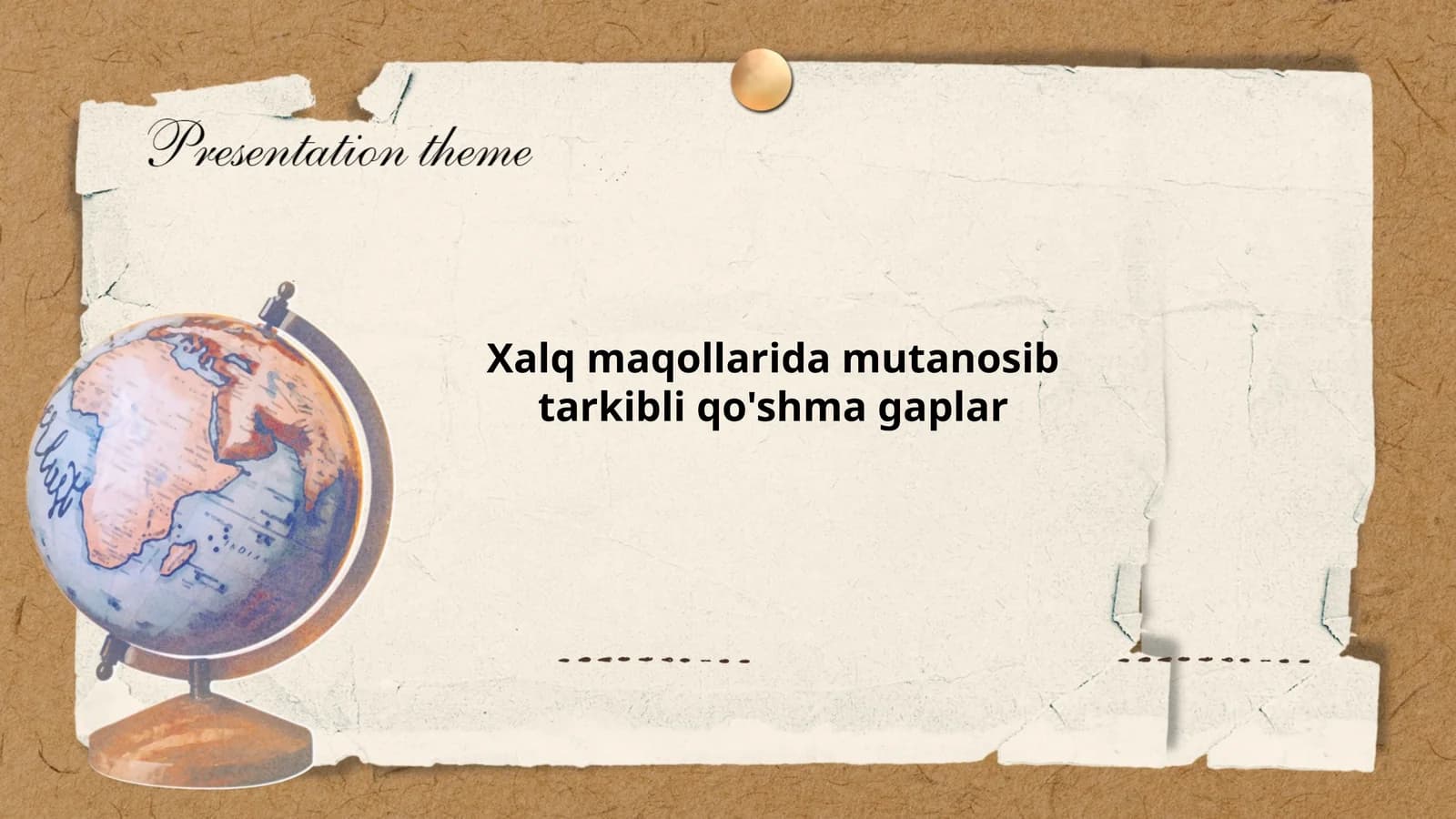 Xalq maqollarida mutanosib tarkibli qo'shma gaplar