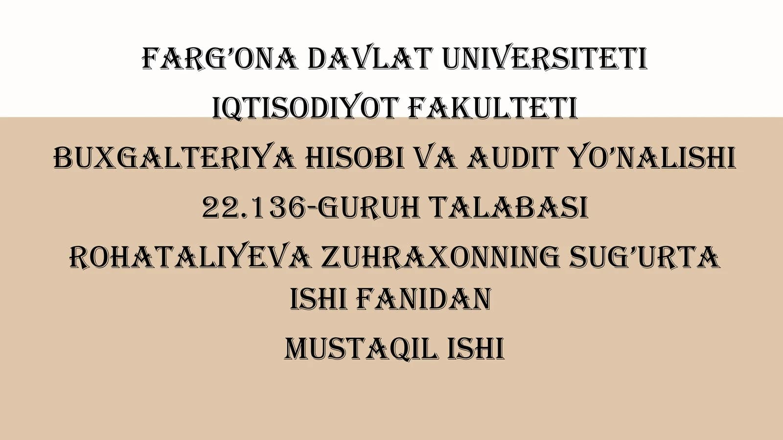 Sug'urta Mahsulotlarini Yaratish Jarayoni