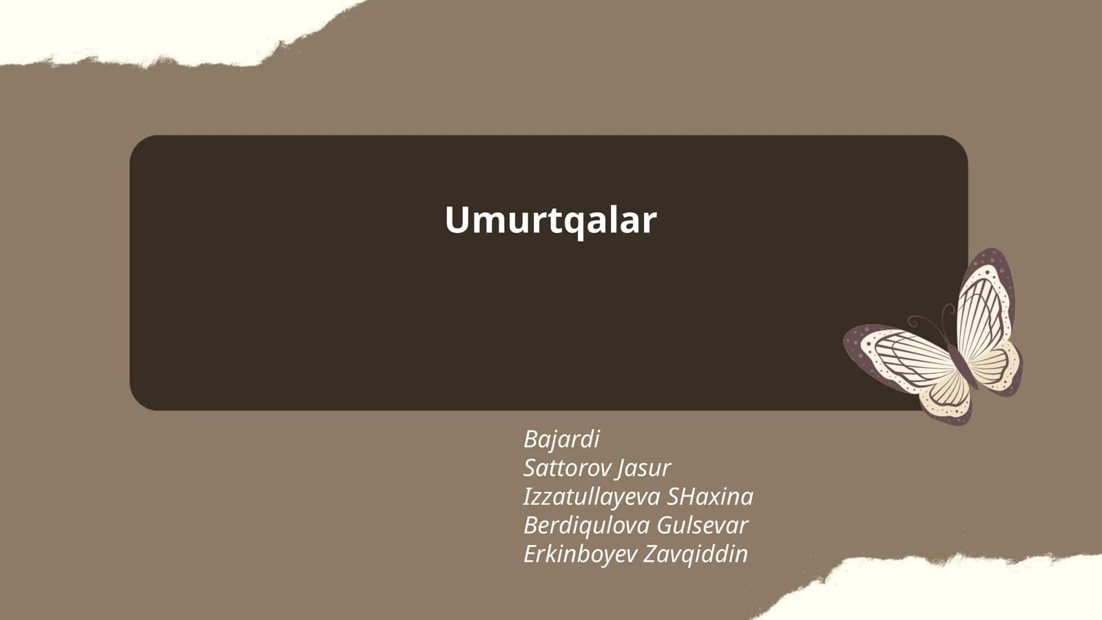 Umurtqalar