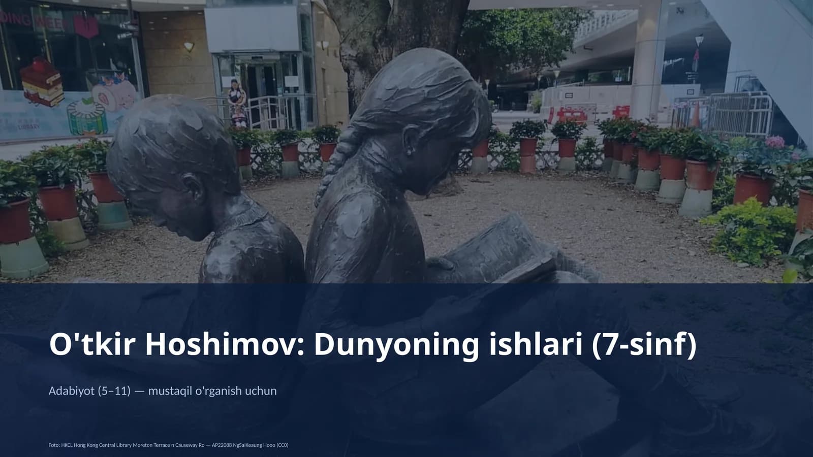 O'tkir Hoshimov: Dunyoning ishlari (7-sinf)