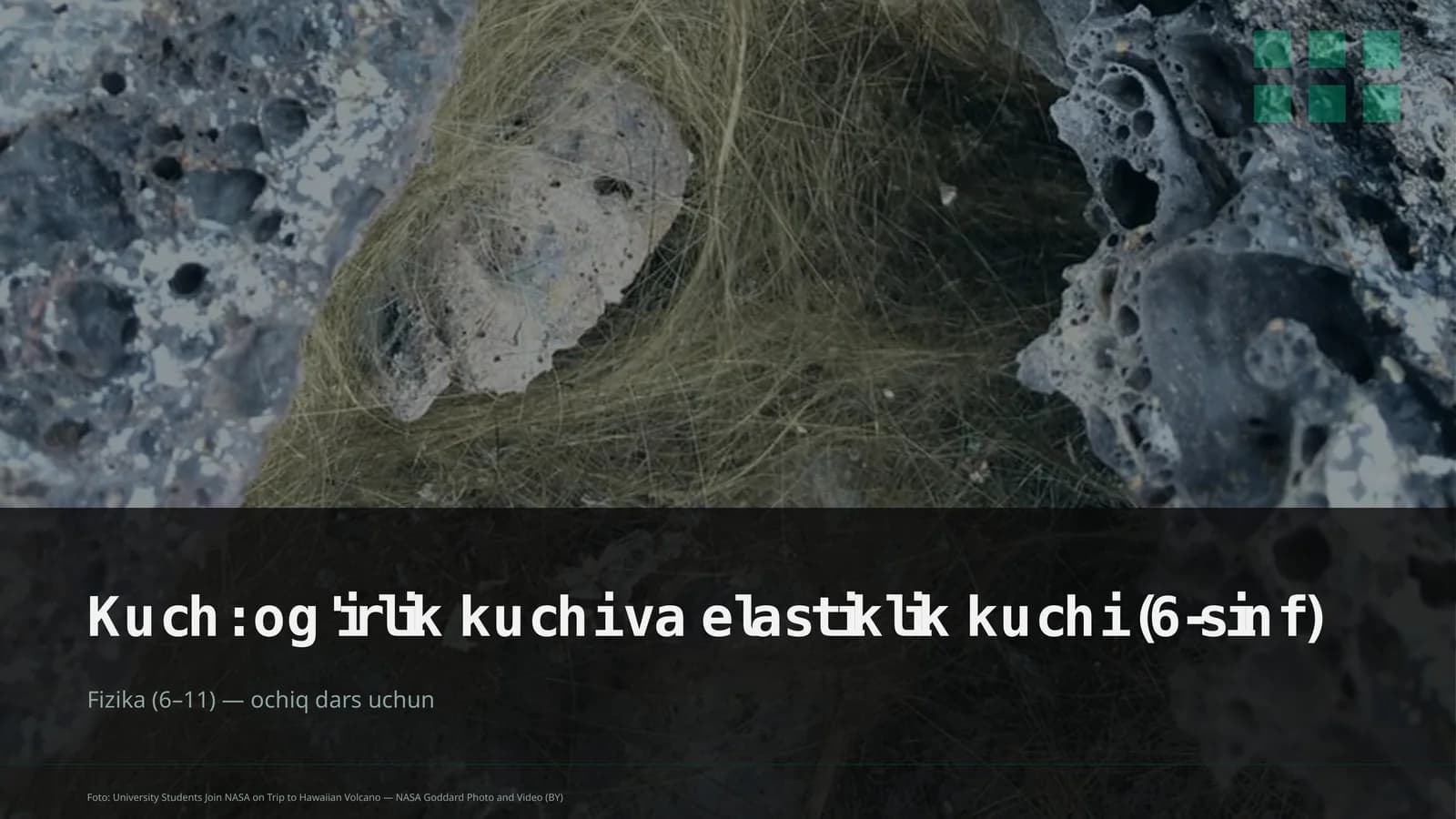 Fizika (6–11) — ochiq dars uchun