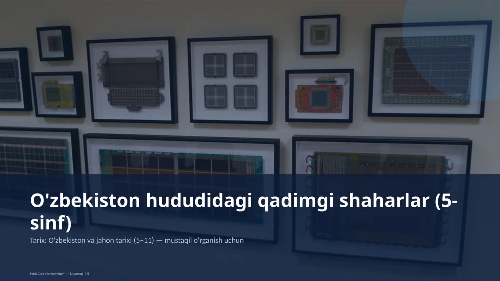O'zbekiston hududidagi qadimgi shaharlar (5-sinf)