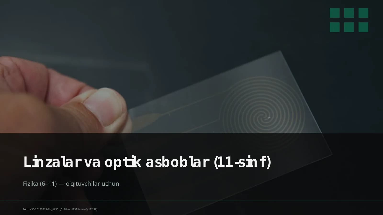 Linzalar va optik asboblar (11-sinf)