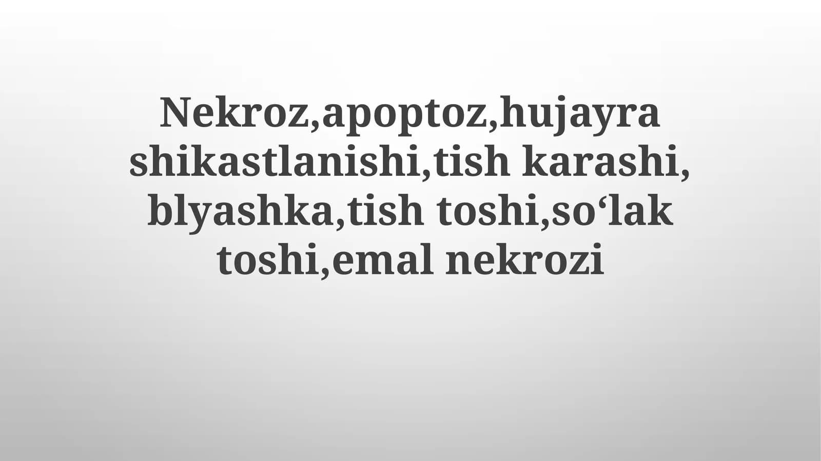 Nekroz va Apoptoz: Asosiy Tushunchalar va Mexanizmlar