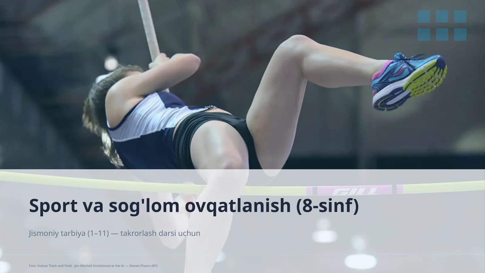 Sport va sog'lom ovqatlanish (8-sinf)